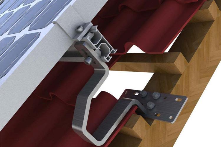 详情 图 1 Tetto per tegole pannello solare Hook.jpg 详情图 1 Solar Panel Tile Roof Hook.jpg