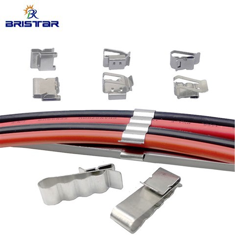 Clip per la gestione dei cavi dei pannelli solari in acciaio inossidabile