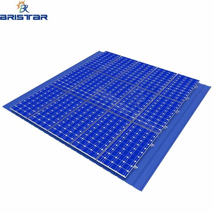 Universal Trapezoidal Metal Roof Brackets For PV System