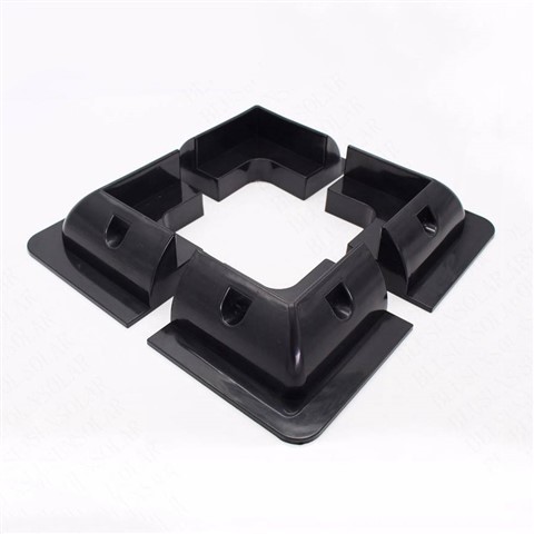 Sistema di montaggio ABS solare per roulotte